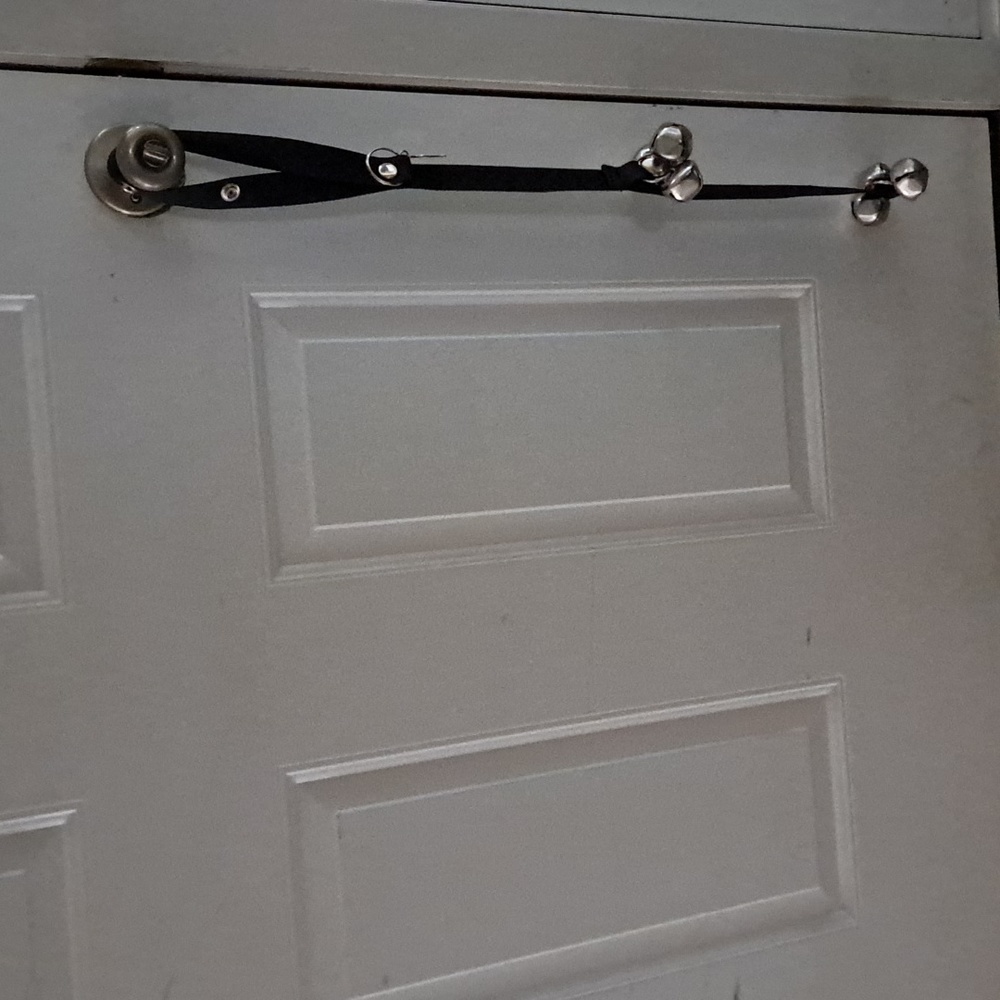 COOYOO Dog Doorbell Adjustable Pottybells for Dogs